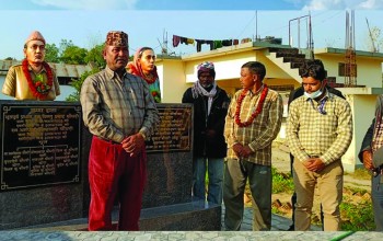 बेतहनी स्वास्थ्य चौकी जग्गादाताको प्रतिमा अनावरण