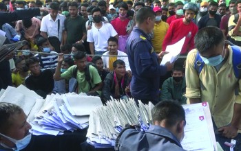 बाँकेमा १६८६ म्यादी प्रहरीका लागि ५८०२ जनाको आवेदन