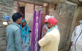 डुडुवामा नेपाली काँग्रेसका उम्मेदवारहरु घरदैलोमा