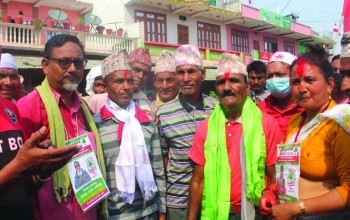 बैजनाथका मतदाताले काँग्रेसलाई नै चाहेका छन्ः अध्यक्षका उम्मेदवार शाही