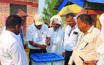 देशभर ६४ प्रतिशत मत खस्यो, ७७ केन्द्रमा मतदान स्थगित