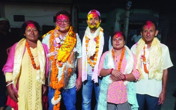 नेपालगन्ज ७ मा एमालेका प्रसान्तसहित प्यानल विजयी