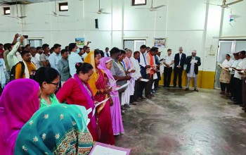 डुडुवाका नवनिर्वाचित जनप्रतिनिधिद्वारा सपथ ग्रहण