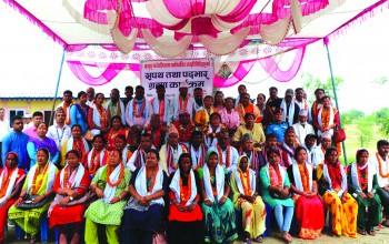 खजुराका जनप्रतिनिधिले लिए सपथ