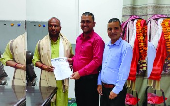 नेपालगन्ज उपमहानगरपालिका प्रमुखलाई सुझाव पत्र
