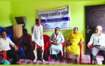 वडाको समृद्धिका लागि कलम चलाउन पत्रकारिता तालिम