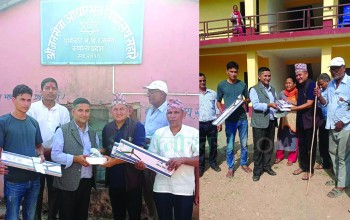 बिद्यार्थी गर्मीले हैरान थिए, वडाले गरिदियो पंखाको जोहो
