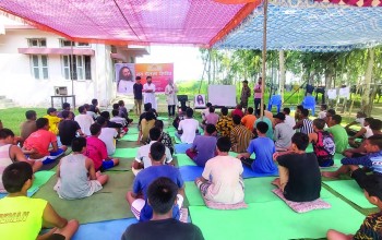 योग सिक्दै बाल सुधार गृहका बालक