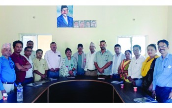 युनियनका निर्वाचित पदाधिकारीलाई सम्मान
