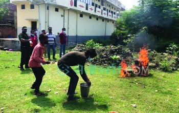 नेपालगन्जमा भूकम्प तथा आगलागी सम्बन्धी कृत्रिम अभ्यास