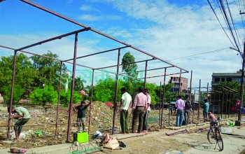 अदालतको आदेश अवेज्ञा गर्दै बागेश्वरी मन्दिर परिसरमा अनाधिकृत निर्माण