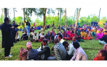 नौवस्ता औद्योगिक क्षेत्रका नाममा बस्तीलाई उठिबास हुन दिन्न : उम्मेदवार राठौर