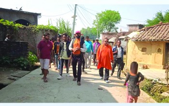 खनाललाई समर्थन गर्दै स्थानीयले भने, ‘चुनावसम्म हामी कसैको चिया खादैनौं’