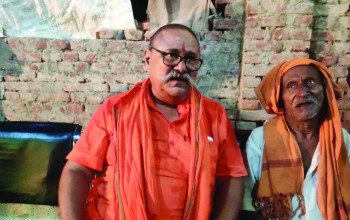 अर्ना चुनाव चिन्हमा हिन्दु एकताको नारा लिएर घरघरमा दिवाकर