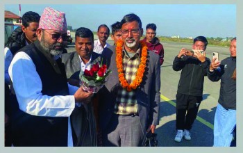 नवनिर्वाचित शर्मालाई नरैनापुरका अध्यक्ष इश्तियाकले दिए बधाई