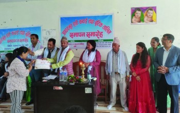 नेपालगन्जका महिलालाई आधारभूत हाते कढाई तथा बुटिक तालिम