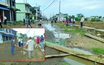 यादव कन्सट्रक्सनको मनपरीले नागरिकलाई सास्ती, नगरपालिका मौन