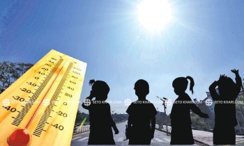 ६ असारसम्म तातो हावाको लहर चल्ने, नेपालगन्जमा गर्मीले दुई जनाको मृत्यु