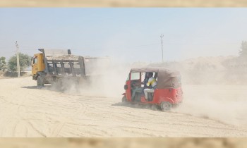 धुलाम्य सडकका कारण कष्टकर यात्रा गर्दै सर्वसाधरण