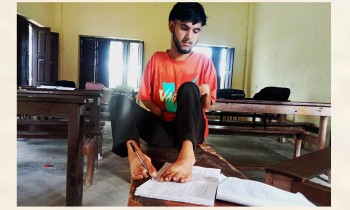 खुट्टाले लेखेर एसइईमा उमेशले २.९२ जीपीए ल्याए