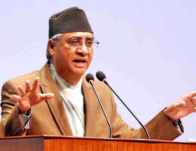 राष्ट्रपतिको विज्ञप्ति नसच्चिएसम्म शपथ ग्रहण गर्दिन : देउवा