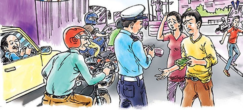दशैं अवधिमा साढे ६ हजार सवारी साधन कारबाही