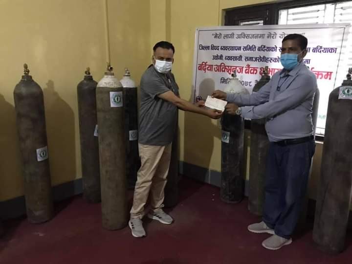 १० दिनमै ‘अक्सिजन बैंक’मा जम्मा भयो १५ लाख