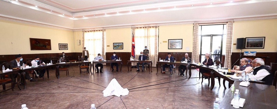 एमाले अनुपस्थितीमा बस्यो सर्वदलीय बैठक