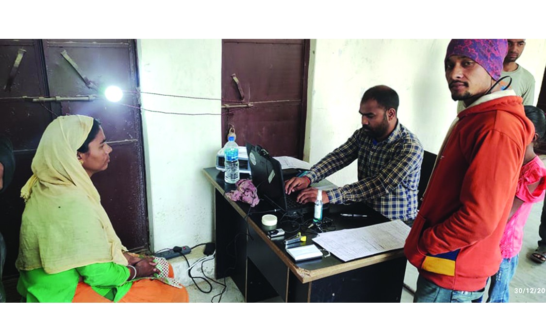 डुडुवामा मतदाता नामावली संकलनको कार्य तिब्र