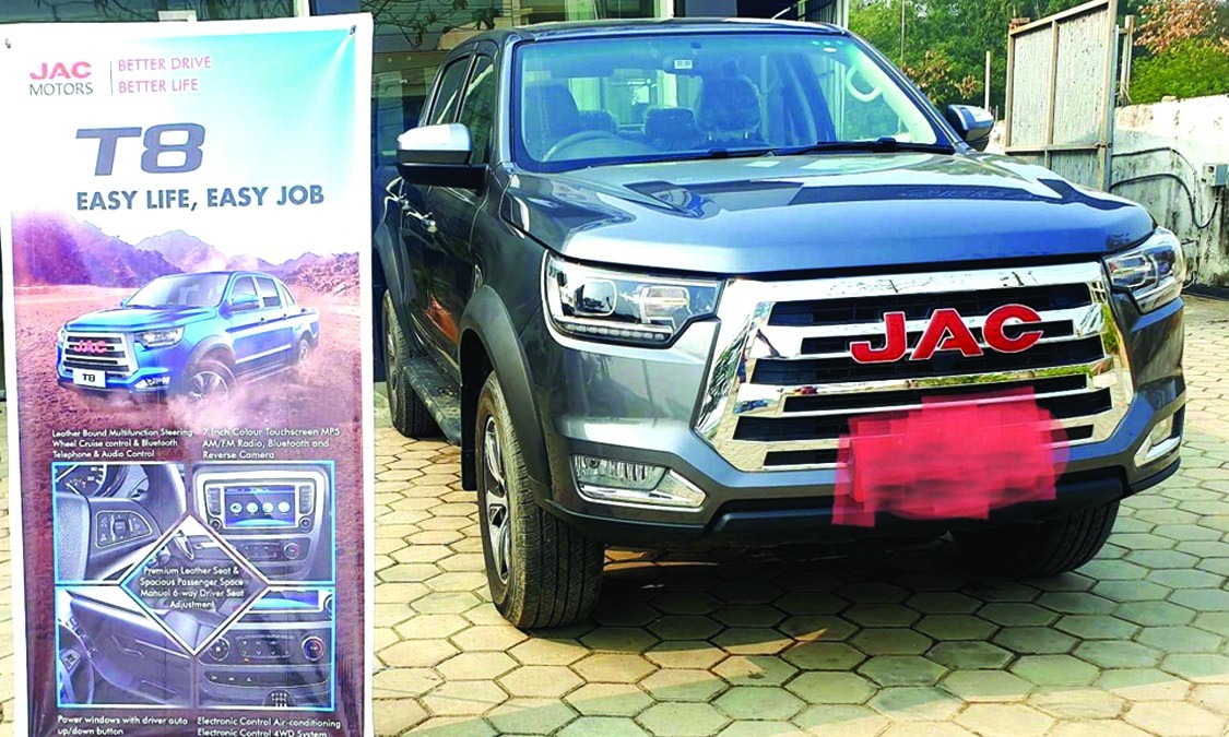 नेपालगन्जको शुभलाभ इन्टरप्राइजेजमा न्यू ज्याक टी–८ पिकअप बुकिङ खुला