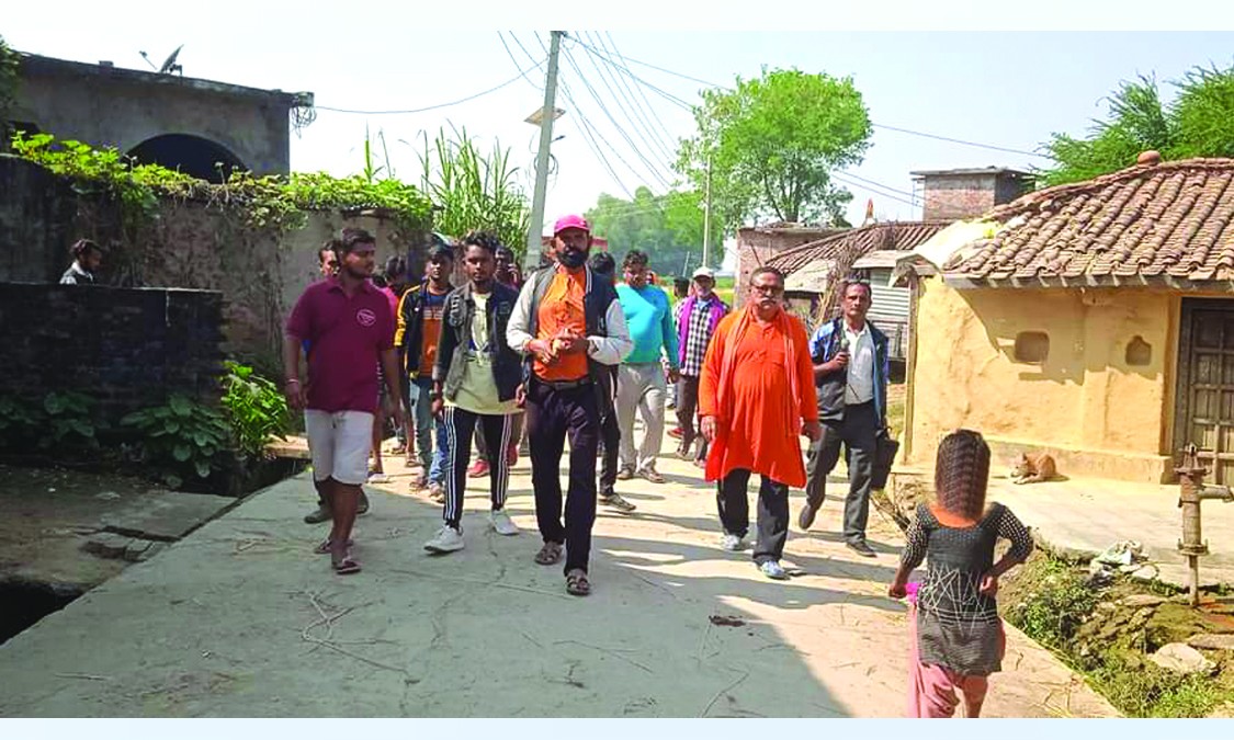 खनाललाई समर्थन गर्दै स्थानीयले भने, ‘चुनावसम्म हामी कसैको चिया खादैनौं’